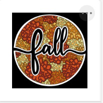 Design 1012 - Seasons - Fall W/ Chrysanthemums