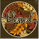 Design 1054 - Holidays - Blessed