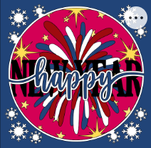 Design 1107 - Holidays - Happy New Year