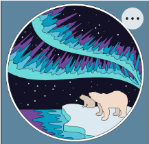 Design 1111 - Seasons - Northern Lights