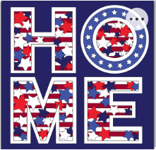 Design 1129 - Holidays - Home July 4th