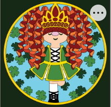 Design 1137 - Holidays - Irish Dancer Gnome