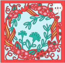 Design 1150 - Seasons - Spring Floral Wreath