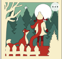 Design 1152 - Misc - Girl and Fox