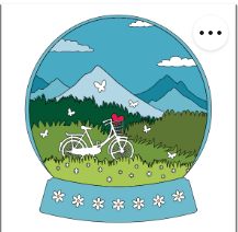 Design 1182 - Seasons - Spring Bike