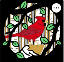 Design 1195 - Holidays - Cardinal
