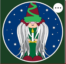 Design 1198 - Holidays - Gnome Lady
