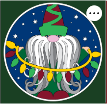 Design 1199 - Holidays - Gnome with Lights