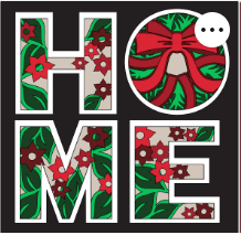 Design 1201 - Holidays - Home Christmas