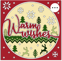 Design 1214 - Holidays - Warm Wishes Sweater