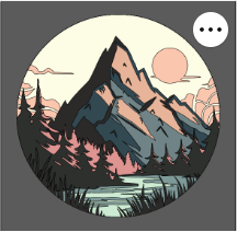 Design 1216 - Misc - Mountain Sunset 1