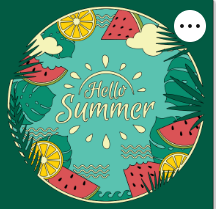 Design 1220 - Seasons - Summer Watermelon