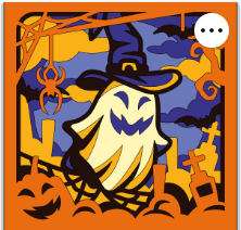 Design 1235 - Holidays - Cute Halloween Ghost