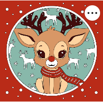 Design 1265 - Holidays - Rudolph