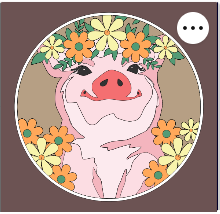 Design 1279 - Animals - Pig