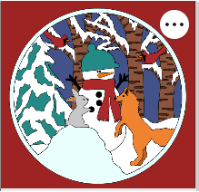 Design 1285 - Seasons - Animals and Snowman