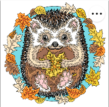 Design 1352 - Animals - Hedgehog