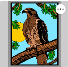 Design 1361 - Animals - Red Tail Hawk
