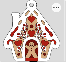 Design 3013 - Christmas - Gingerbread House