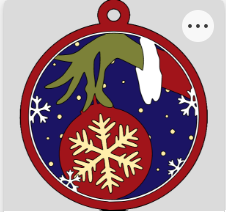 Design 3014 - Christmas - Grinch Hand