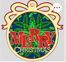 Design 3016 - Christmas - Merry Christmas