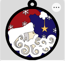 Design 3024 - Christmas - Santa Moon